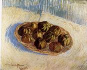 Basket with Apples (Dedicated to Lucien Pissarro)